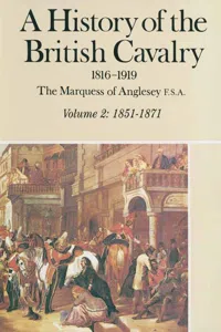 A History of the British Cavalry 1816-1919_cover