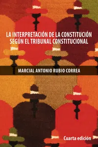 La interpretación de la Constitución de 1993 según el Tribunal Constitucional_cover