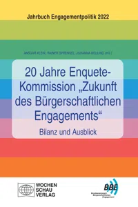 20 Jahre Enquete-Kommission "Zukunft des Bürgerschaftlichen Engagements" – Bilanz und Ausblick_cover