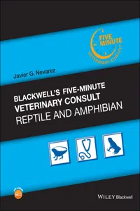 Blackwell's Five-Minute Veterinary Consult: Reptile and Amphibian_cover