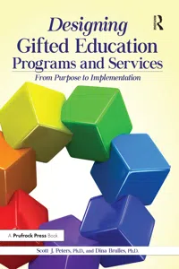 Designing Gifted Education Programs and Services_cover