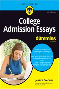 College Admission Essays For Dummies_cover