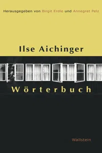 Ilse Aichinger Wörterbuch_cover