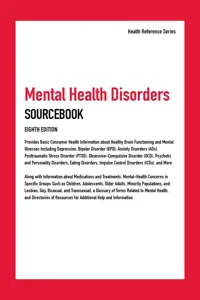 Mental Health Disorders Sourcebook, 8th Ed._cover