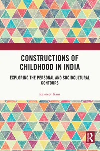 Constructions of Childhood in India_cover