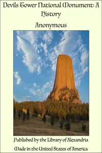 Devils Tower National Monument: A History_cover