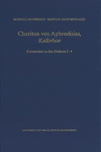 Chariton von Aphrodisias, 'Kallirhoe'_cover