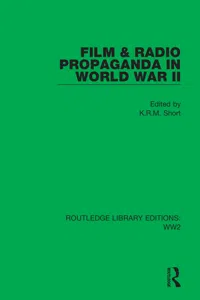 Film & Radio Propaganda in World War II_cover
