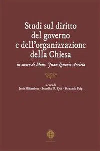 Studi sul diritto del governo e dell'organizzazione della Chiesa_cover