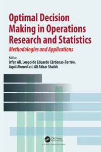 Optimal Decision Making in Operations Research and Statistics_cover