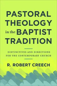 Pastoral Theology in the Baptist Tradition_cover