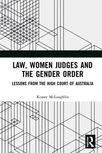Law, Women Judges and the Gender Order_cover
