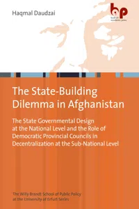 The State-Building Dilemma in Afghanistan_cover