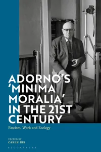 Adorno's 'Minima Moralia' in the 21st Century_cover