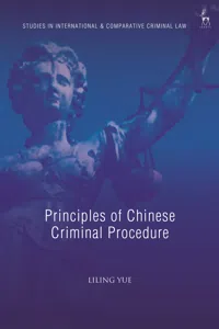 Principles of Chinese Criminal Procedure_cover