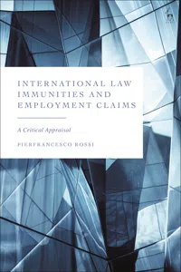 International Law Immunities and Employment Claims_cover