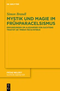 Mystik und Magie im Frühparacelsismus_cover