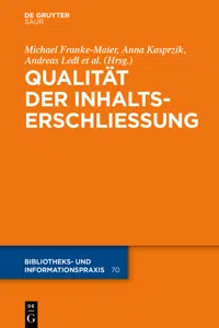 Qualität in der Inhaltserschließung_cover