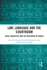 Law, Language and the Courtroom_cover