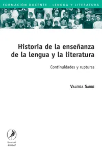 Historia de la enseñanza de la lengua y la literatura_cover