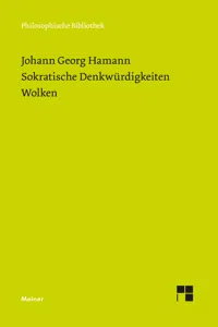 Sokratische Denkwürdigkeiten. Wolken_cover