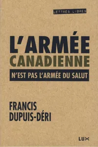 L'armée canadienne n'est pas l'Armée du Salut_cover