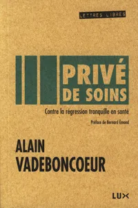 Privé de soins_cover