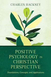 Positive Psychology in Christian Perspective_cover