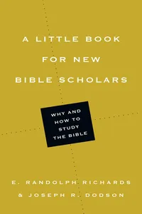 A Little Book for New Bible Scholars_cover