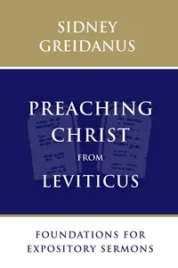 Preaching Christ from Leviticus_cover