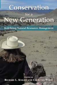 Conservation for a New Generation_cover