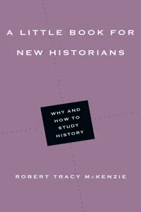 A Little Book for New Historians_cover