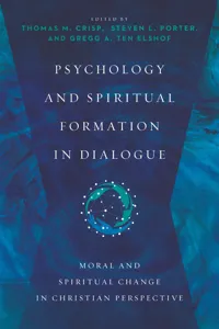 Psychology and Spiritual Formation in Dialogue_cover