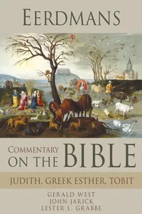 Eerdmans Commentary on the Bible: Judith, Greek Esther, Tobit_cover