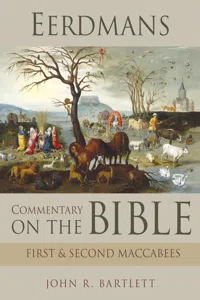 Eerdmans Commentary on the Bible: First & Second Maccabees_cover