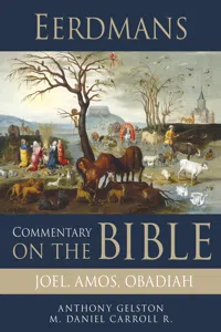 Eerdmans Commentary on the Bible: Joel, Amos, Obadiah_cover