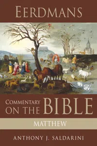 Eerdmans Commentary on the Bible: Matthew_cover