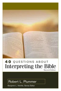 40 Questions about Interpreting the Bible_cover