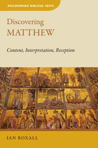 Discovering Matthew_cover