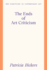 The Ends of Art Criticism_cover