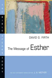 The Message of Esther_cover