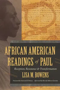 African American Readings of Paul_cover