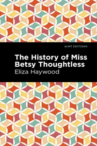 The History of Miss Betsy Thoughtless_cover
