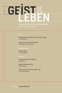 Geist & Leben 3/2021_cover