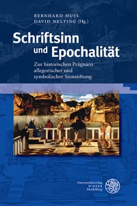 Schriftsinn und Epochalität_cover