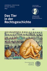 Das Tier in der Rechtsgeschichte_cover