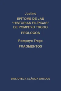 Epítome de las Historias filipícas de Pompeyo Trogo. Prólogos. Fragmentos._cover