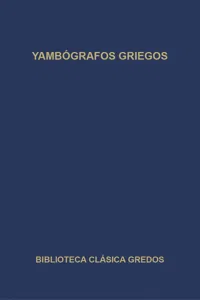 Yambógrafos griegos_cover