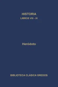 Historia. Libros VIII-IX_cover