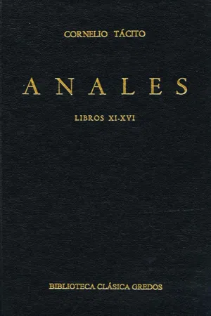 Anales. Libros XI-XVI